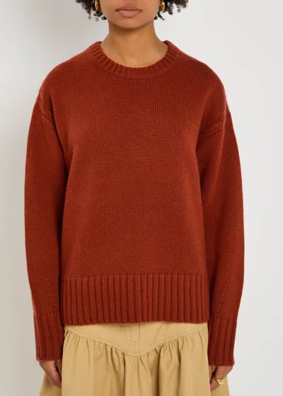 Guest In Residence Cozy Cashmere Jumper In Orange