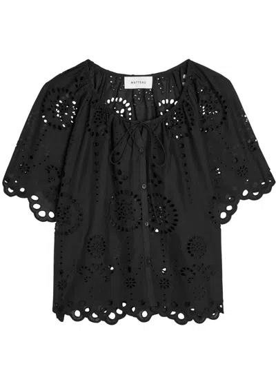 Matteau Broderie Anglaise Cotton Blouse