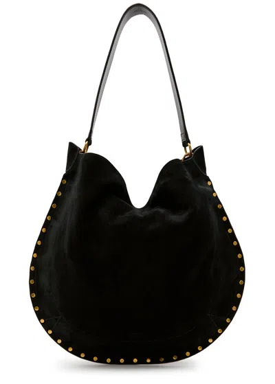 Isabel Marant Oskan Hobo Suede Shoulder Bag