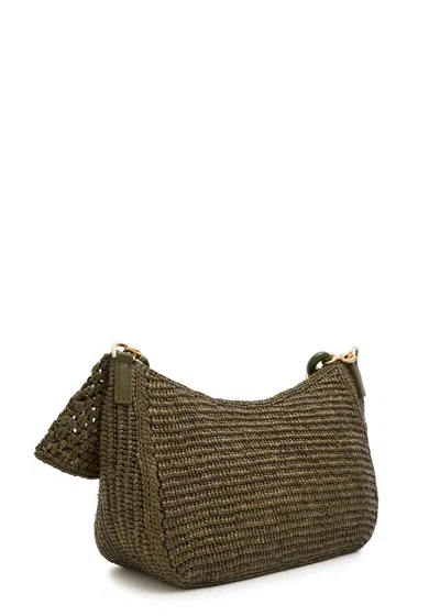 Loewe X Paula's Ibiza Ola Small Raffia Shoulder Bag
