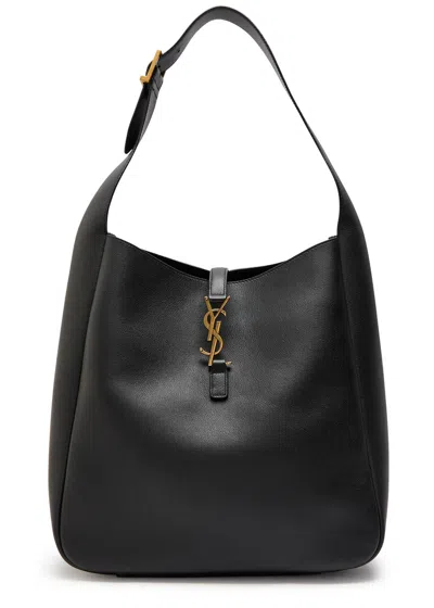Saint Laurent Le 5 À 7 Large Grained Leather Shoulder Bag