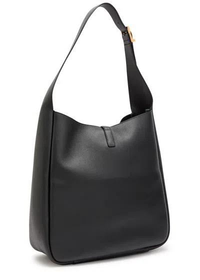 Saint Laurent Le 5 À 7 Large Grained Leather Shoulder Bag