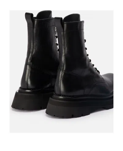 Ami Alexandre Mattiussi Round Head Lace-up Boots