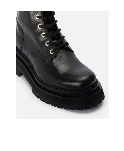Ami Alexandre Mattiussi Round Head Lace-up Boots