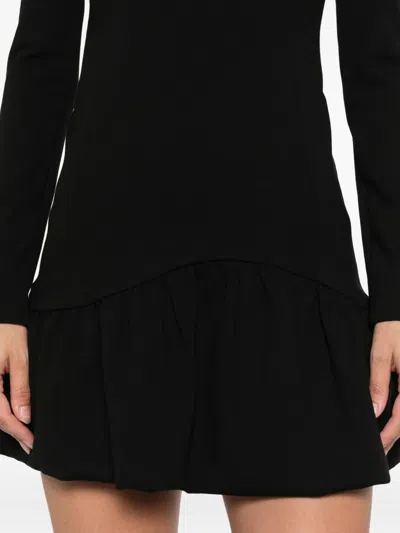 方领迷你连衣裙