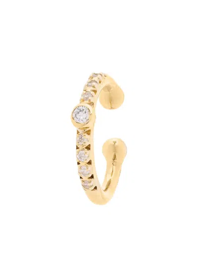 Scosha 10k Yellow Gold Diamond Ear Cuff