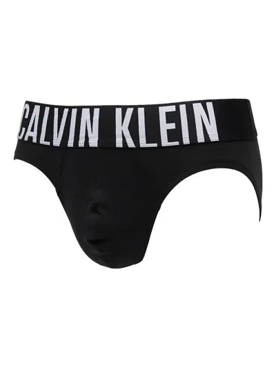 Calvin Klein Intense Power Cotton Briefs (pack Of Three) In Black