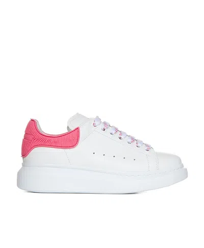 Alexander Mcqueen Oversized Lace-up Sneakers In White