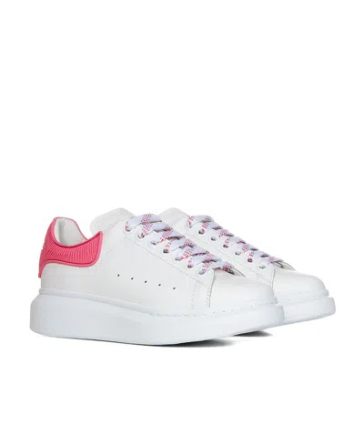 Alexander Mcqueen Oversized Lace-up Sneakers In White