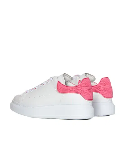Alexander Mcqueen Oversized Lace-up Sneakers In White