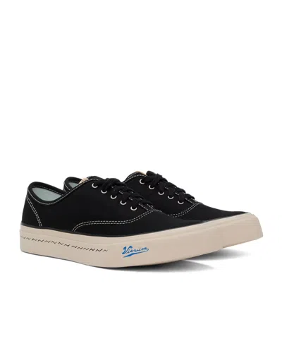 Visvim Logo-lacing Low-cut Casual Shoes In Black