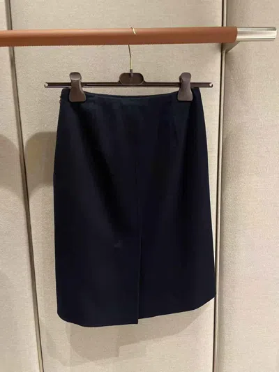 Loro Piana Women Vivian Cashmere Midi Skirt In Blue