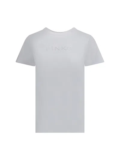 Pinko Short-sleeved T-shirt In Gray