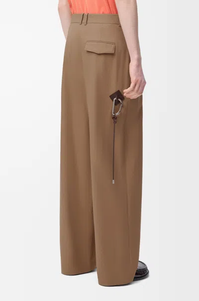 Loewe Cotton Carpenter Trousers In Brown