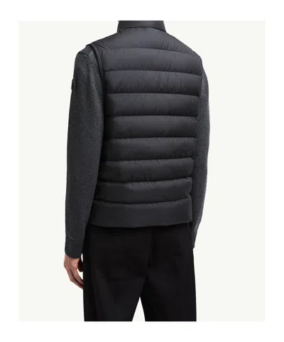 Moncler Treompan Down Gilet In Black