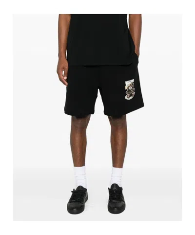 Moschino Cotton Pants In Black