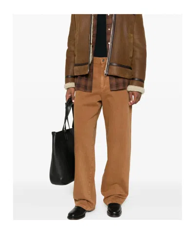 Isabel Marant Straight-leg Casual Pants In Brown