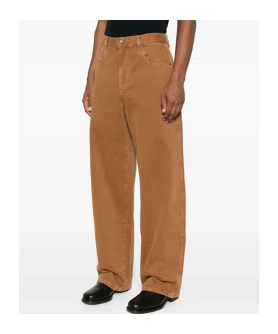 Isabel Marant Straight-leg Casual Pants In Brown
