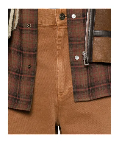 Isabel Marant Straight-leg Casual Pants In Brown