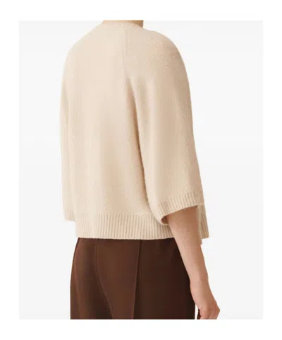 Fabiana Filippi Sequin-embellished Raglan-sleeve Jumper In Neutral