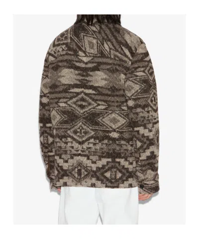 Isabel Marant Kervon Jacket Dark Brown In Brown