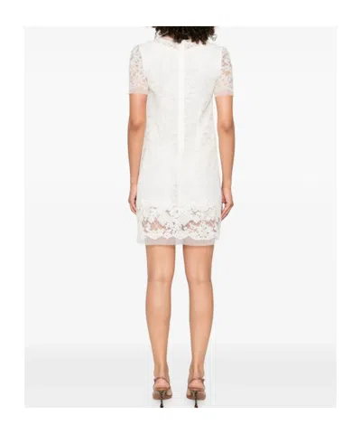 Ermanno Scervino Lace-trimmed Short-sleeved Dress