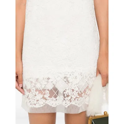 Ermanno Scervino Lace-trimmed Short-sleeved Dress