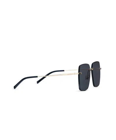 Gucci Specialized Fit Square Sunglasses In Blue
