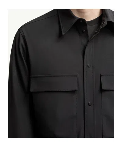 Moncler Long-sleeve Shirt In Black