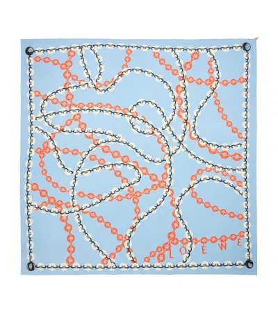 Loewe Silk Donut Chain Scarf