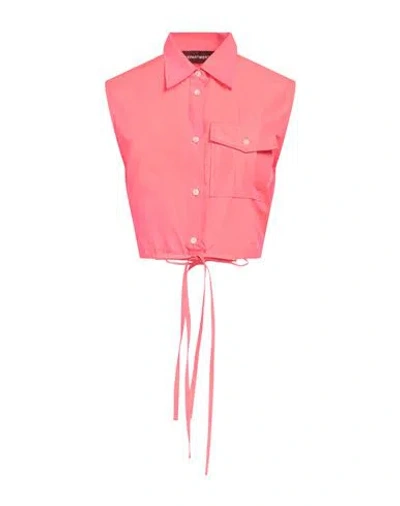 Department Five Department 5 Woman Shirt Coral Size 4 Polyester In Orange