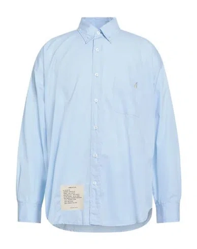 Amish Supplies X Dan Sablon Man Shirt Light Blue Size L Cotton