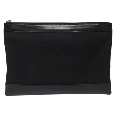 Pre-owned Balenciaga Black Canvas Clutch Bag ()