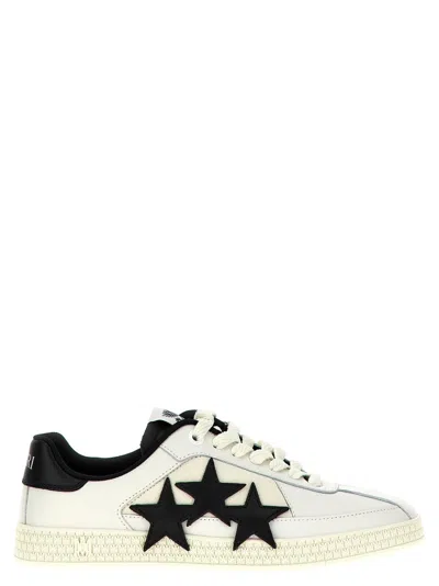 Amiri 'pacific' Low Top Sneakers With Star Patch On The Side And Logo Patch On The Tongue