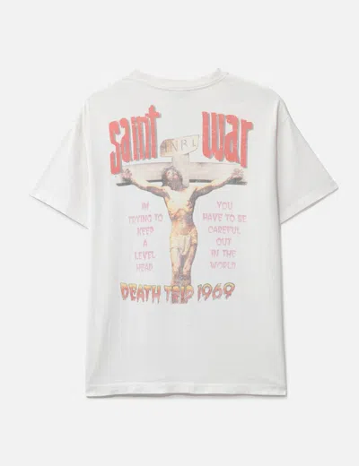 Saint Michael Saint War T-shirt In White