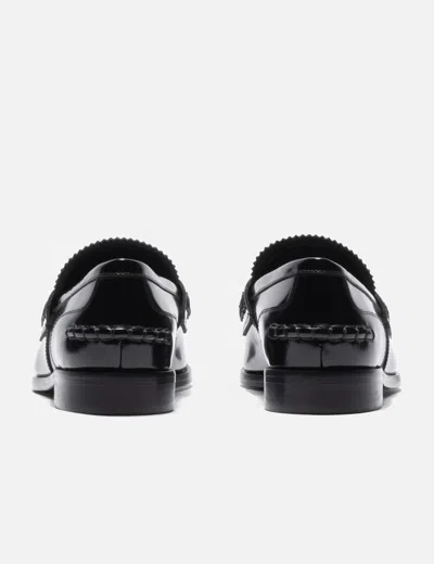 Alexander Wang Glossy Black Loafers With Decorative Strap And Elegant Silhouette In Black