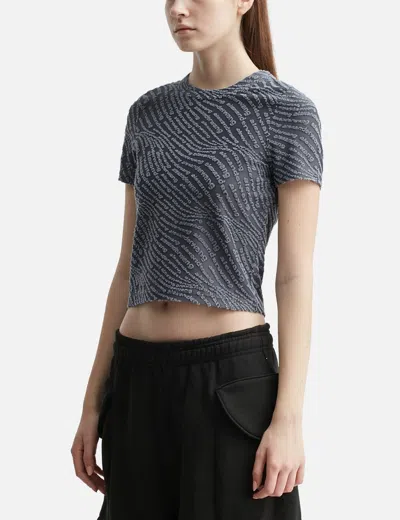 Alexander Wang T Logo Jacquard Short Sleeve Baby T-shirt