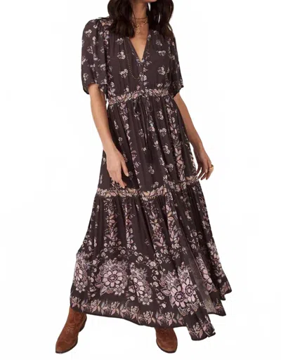 Spell Rebel Spirit Gown In Hyacinth In Brown