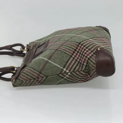 Pre-owned Burberry Green Wool Tote Bag ()