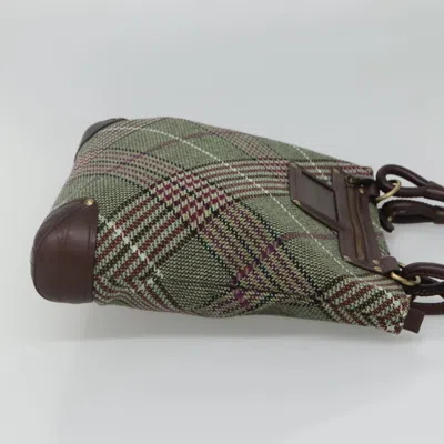 Pre-owned Burberry Green Wool Tote Bag ()