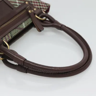 Pre-owned Burberry Green Wool Tote Bag ()