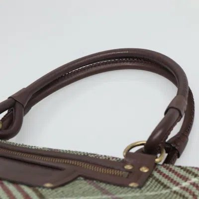 Pre-owned Burberry Green Wool Tote Bag ()