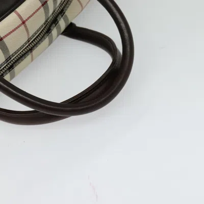 Pre-owned Burberry Nova Check Beige Nylon Travel Bag ()