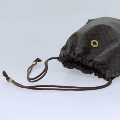 Pre-owned Celine Céline Macadam Brown Canvas Clutch Bag ()