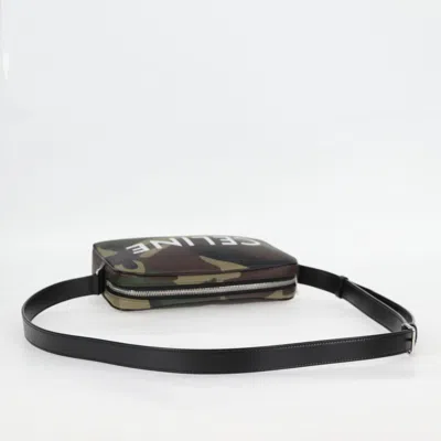 Pre-owned Celine Céline Macadam Brown Canvas Shoulder Bag ()