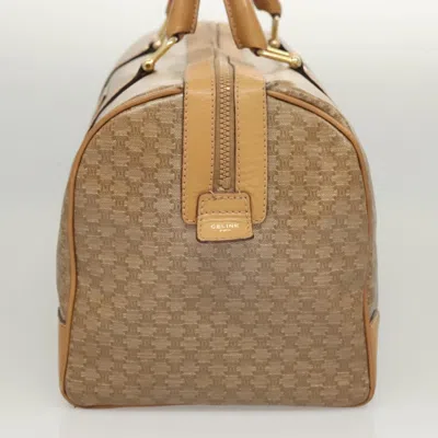 Pre-owned Celine Céline Macadam Brown Canvas Travel Bag ()