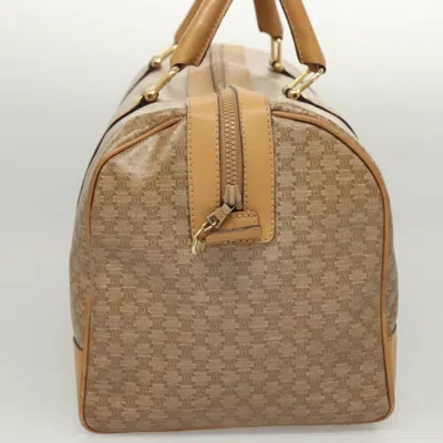 Pre-owned Celine Céline Macadam Brown Canvas Travel Bag ()