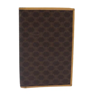 Pre-owned Celine Céline Macadam Brown Canvas Wallet  ()