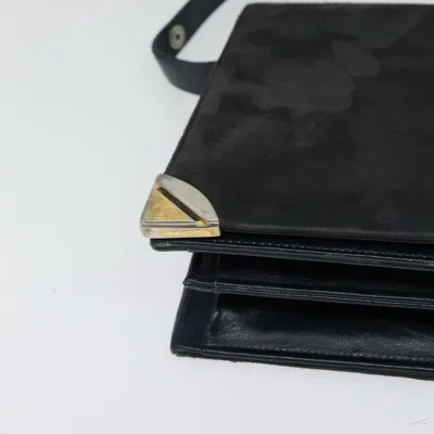 Pre-owned Celine Céline Navy Suede Shoulder Bag ()