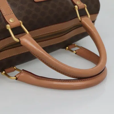Pre-owned Celine Céline Triomphe Brown Canvas Travel Bag ()